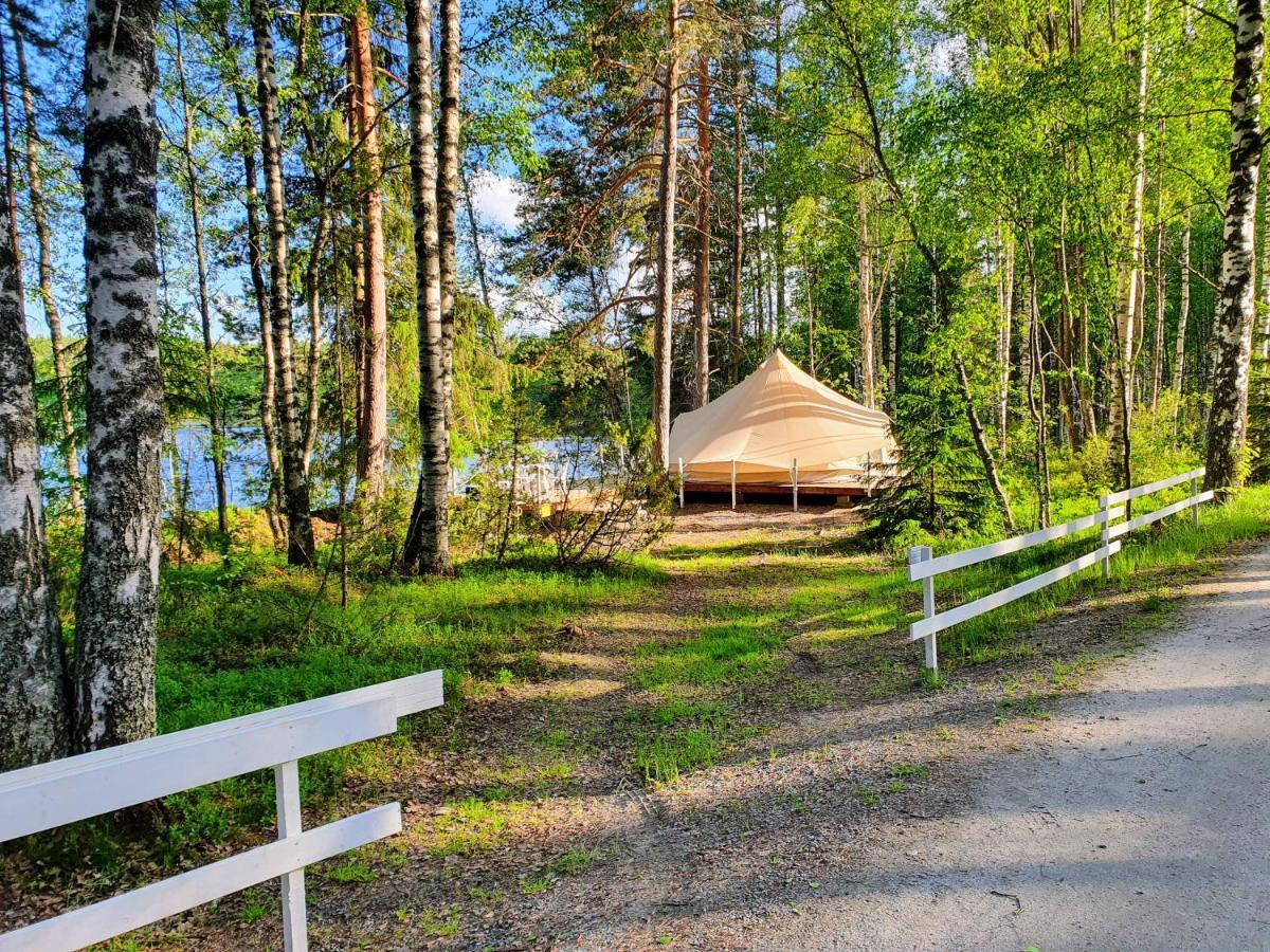 Luksusteltta Omalla Uimarannalla Hotel Jyväskylä Eksteriør billede